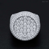 Custom Luxury Jewelry VVS Moissanite Diamond Men Ring